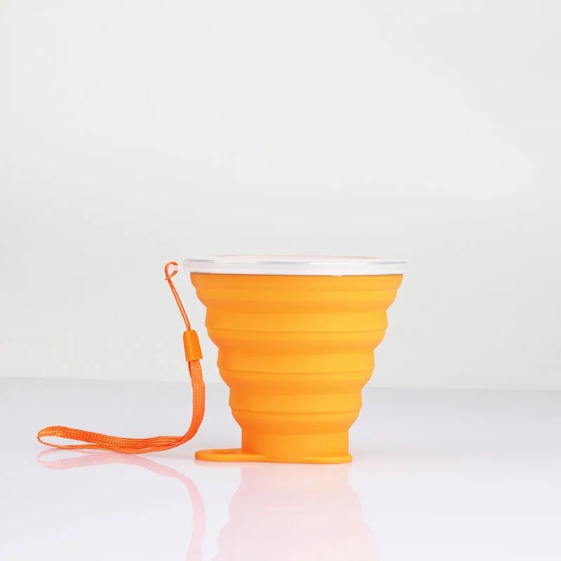 Gobelet Pliable - FlexSip™ - Orange - Bonheur du Camping